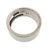 Used AUTHENTIC GUCCI Cutout GRing Silver Silver925 #11(JP Size)