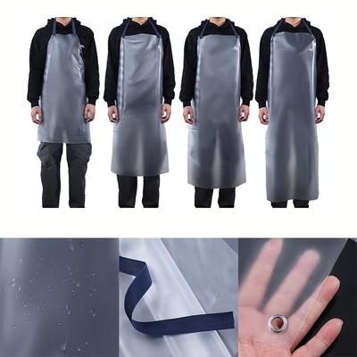 PVC Apron Kitchen Baking Cooking Oilproof Anti-Oil