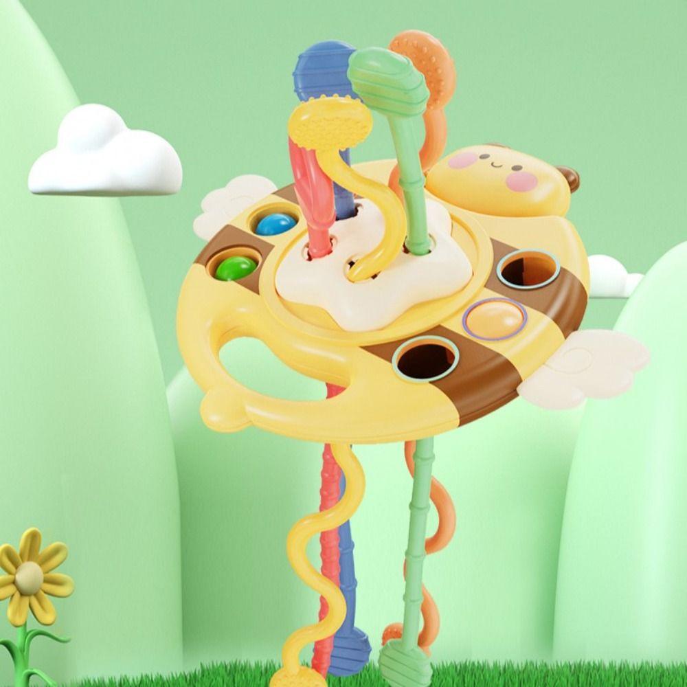 

Безопасная игрушка для прорезывания зубов у младенцев развивает когнитивные сенсорные игрушки Монтессори 1-3 года