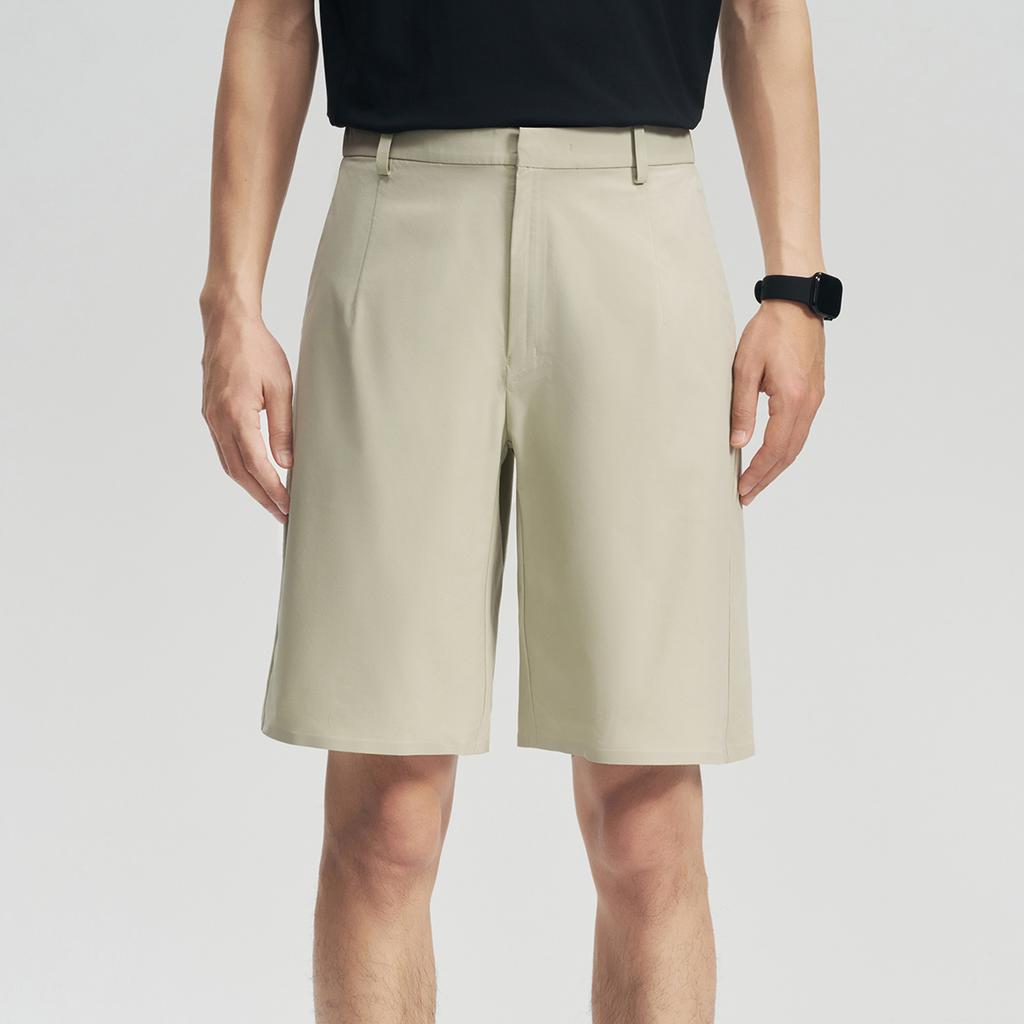 Li-Ning Honor Gold Standard | Simple Fashion Casual Solid Color Running Windproof Water-Repellent Comfortable Breathable Woven Sports Shorts AKSW399-4