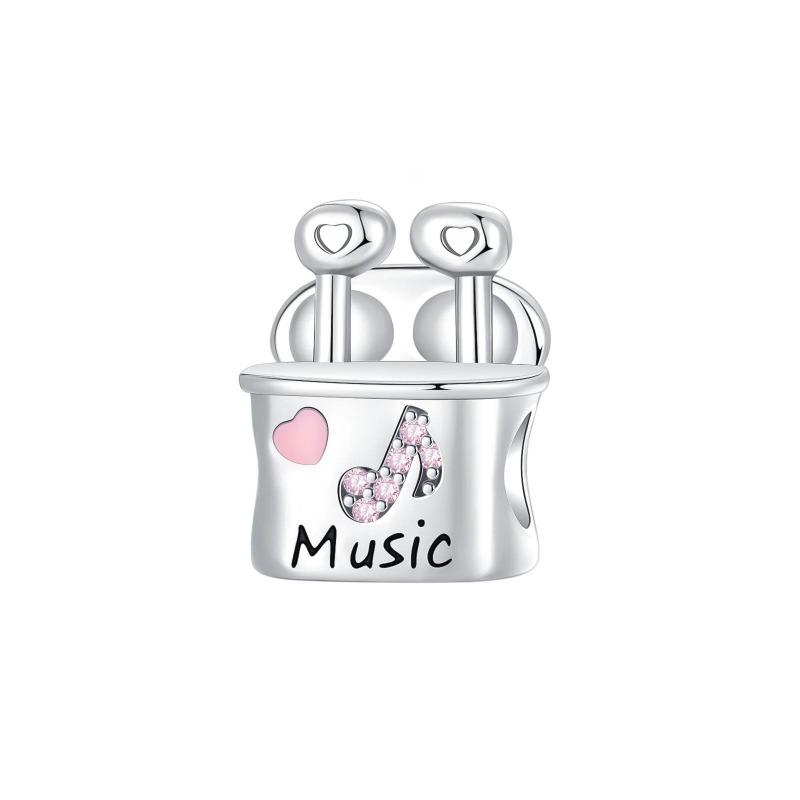 Back To School Copper Charms Bag Earphone Magic Cube Watch Games Console Bead Pendant Fit Bracelet Necklace Jewelry