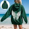 Comfortable Unisex Casual Long Sleeve Hooded Sweatshirt with Print for Men and Women