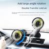 12V Car Electric Fan: Compact Cooling for Vehicles, 24V Large Truck Air Conditioning, Powerful Desktop Fan
