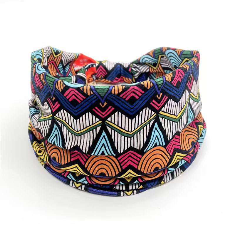 Bohemian Wide Edge African Print Women's Yoga Headband