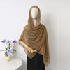 Spot Thin Solid Color Polyester Cotton Monochrome Sprinkled Gold Small Sequins Scarf Women'S Bag Headscarf Shawl Xiyin