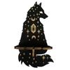Black Crystal Shelf Display Floating Shelf Wall-mounted Display Stand  Bedroom