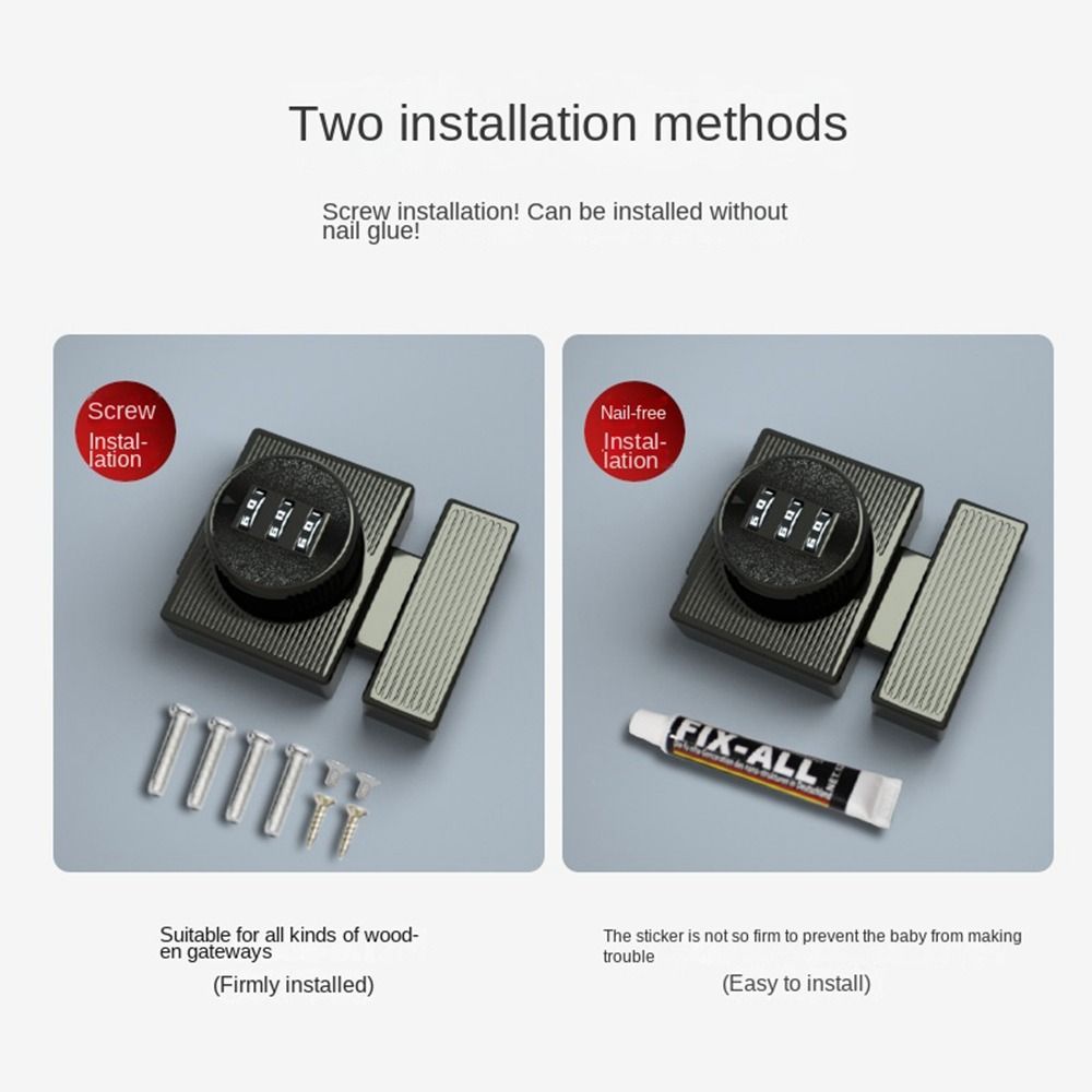 Replacement Combination Password Door Lock 3 Digit Code Cabinet Lock Cabinet Door