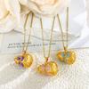 Necklace Ancient Gold Auspicious Gourd Necklace Light Luxury Niche Fashion High Sense Does Not Fade Necklace Accessories Women's Summer