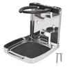 Folding Drink Cup Holder Stainless Steel Adjustable Drink Holder for Marine Boat Yachts Cars Trucks RVs Camping Vehicles