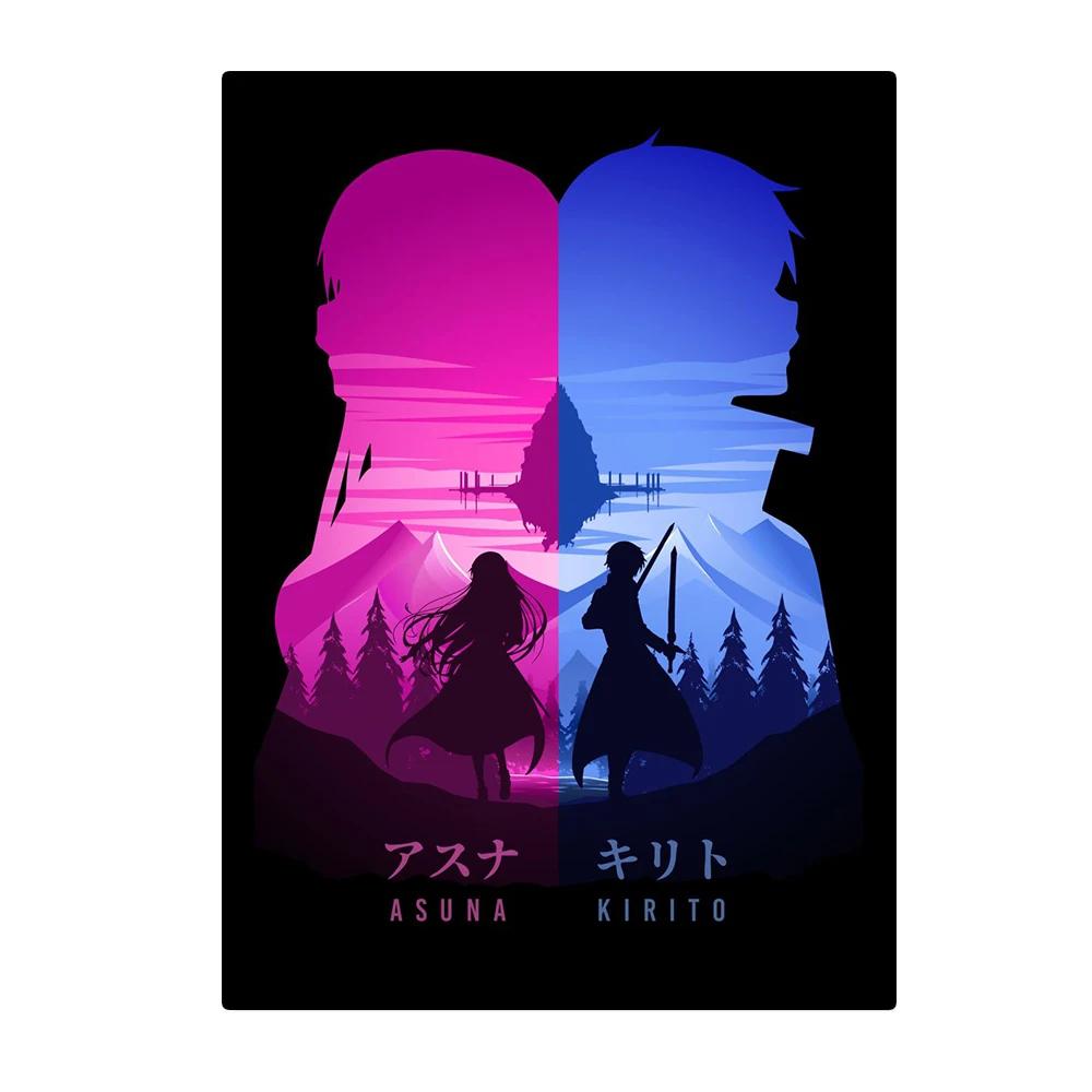 Japanese Classic Anime Poster Picture Prints Canvas Painting Bedroom Living Room Decor Wall Art Vintage Mural Without Frame