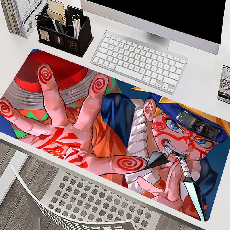 Mouse Pad PC Accessories Keyboard Pad Office Desk Mat Anti Slip Mousepad Rubber Tablet Pad Gaming HD Naruto Uzumaki Extended Pad