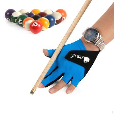 5 Finger Snooker Gloves, Billiard Pool Cue Non Slip Glove, Gloves