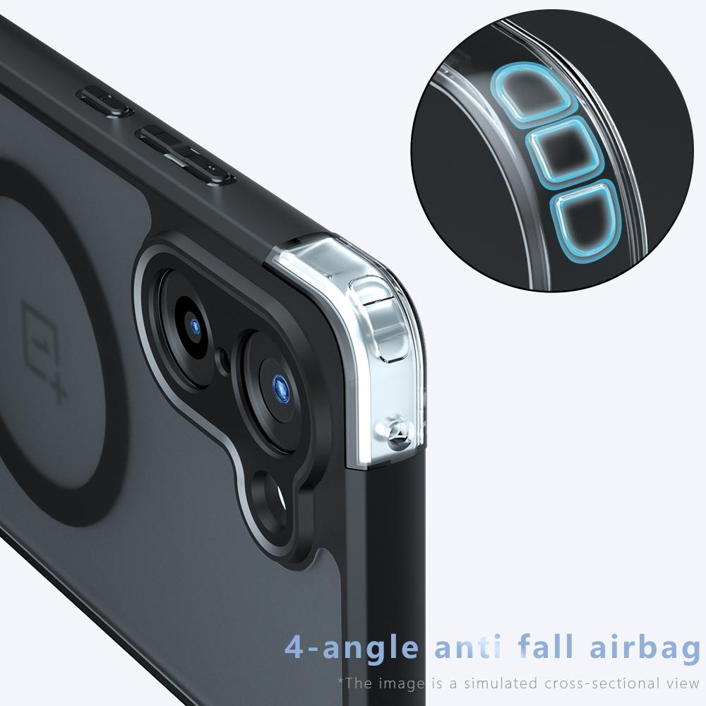 Case For OnePlus Nord CE5 Ace 5 Racing Magnetic Soft TPU Frame Translucent Matte Hard Plastic Shockproof Phone Back Cover Fundas