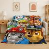 Cartoon P-Patrol Cute Dog Flannel Blanket Soft Warm Throw Blanket for Bedroom Living Room Bed Travel Camping Picnic Gift Kids