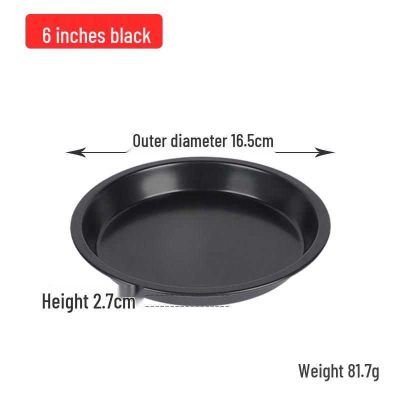 Pizza & Cake Pan Set: 6/7/8/9/10-Inch Oven-Safe Baking Molds for Home Use