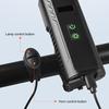 Bicycle Front Light Super Bright USB Rechargeable Quick Release Power Display High Decibel Horn Night Lighting Life Waterproof