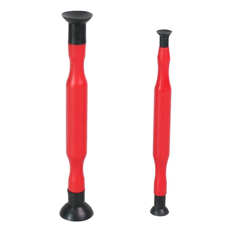 2Pcs Valves Lapping Sticks Hand Lapping Grinding Stick Tool Sucker Kit with Sucker Cups for Vehicle Oil System Repair