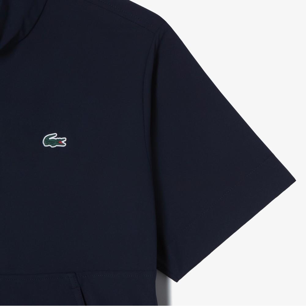 Lacoste Women's Silhouette Short Sleeve Woven Anorak BF710E-56GHDE