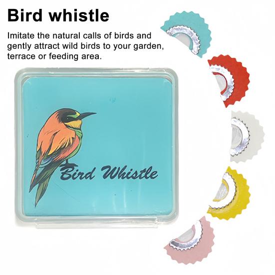 Bird Whistle Toy Metal Bird Call Imitator Realistic Chirping Sound Prop for Bird Watching Photography
