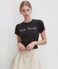 Nigaennikol Nicole Pintuck Crop Tee_Black
