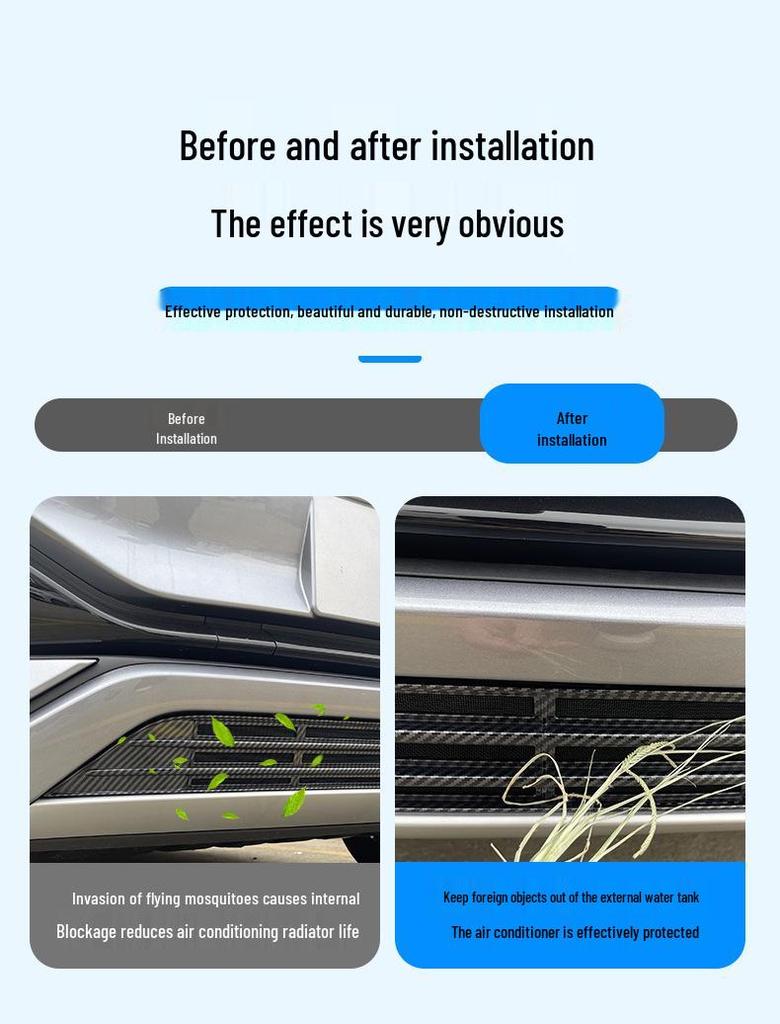 BYD Yuan PLUS 2022-2025 Kühlergrill Insektenschutz und Staubschutz, Keine Demontage erforderlich