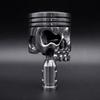 Car Stainless Steel Shifter Stick Knob Shifting Lever Handle Motorcycle Piston