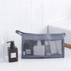 1pc portable travel storage bag, multifunctional travel makeup bag, zipper mesh makeup bag, cosmetic organizing bag