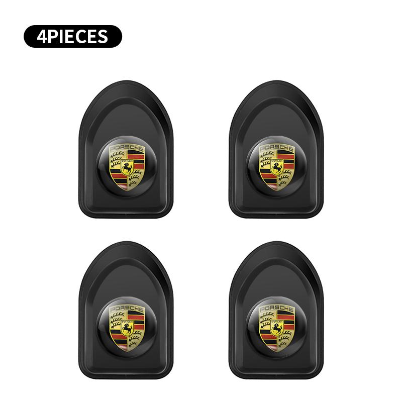 New 2pcs Car Styling Self Adhesive Mini Storage Hooks Accessories For Porsche GTS Cayenne Cayman Panamera Macan 911 718 928 90