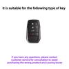 TPU Car Remote Key Case Cover Protect Shell Fob For Toyota CHR Hilux Fortuner Land Cruiser 200 Camry Corolla Crown RAV4 Highland