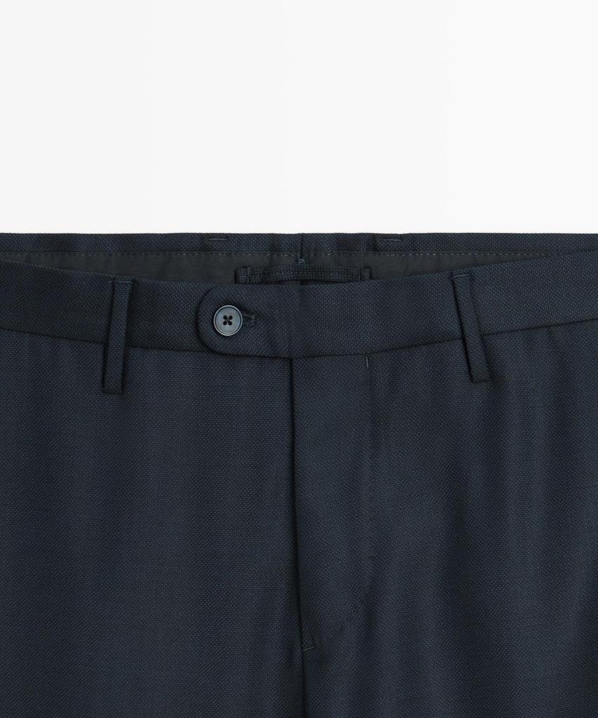 Masimodutti Cold Wool Micro Texture Suit Pants