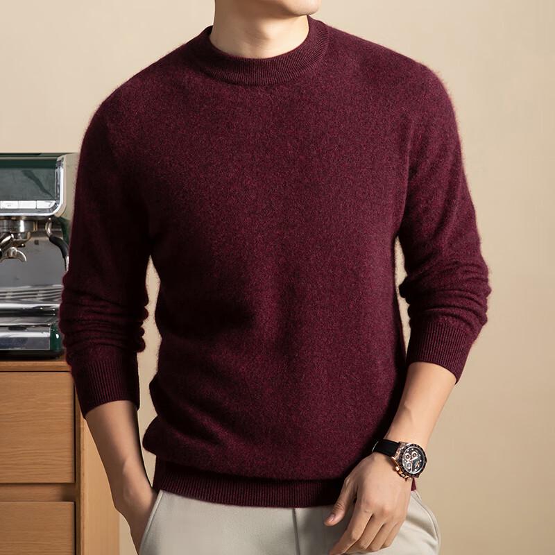 

Firstview Men s Old Money Brushed Wool Crewneck Sweater XL