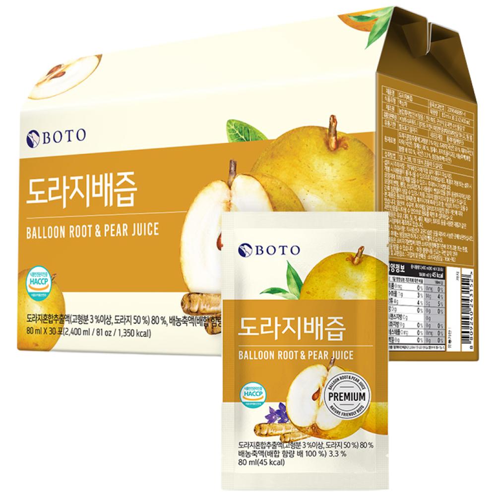 Bottu Balloon Flower Root and Pear Juice 2.4L 1 pcs