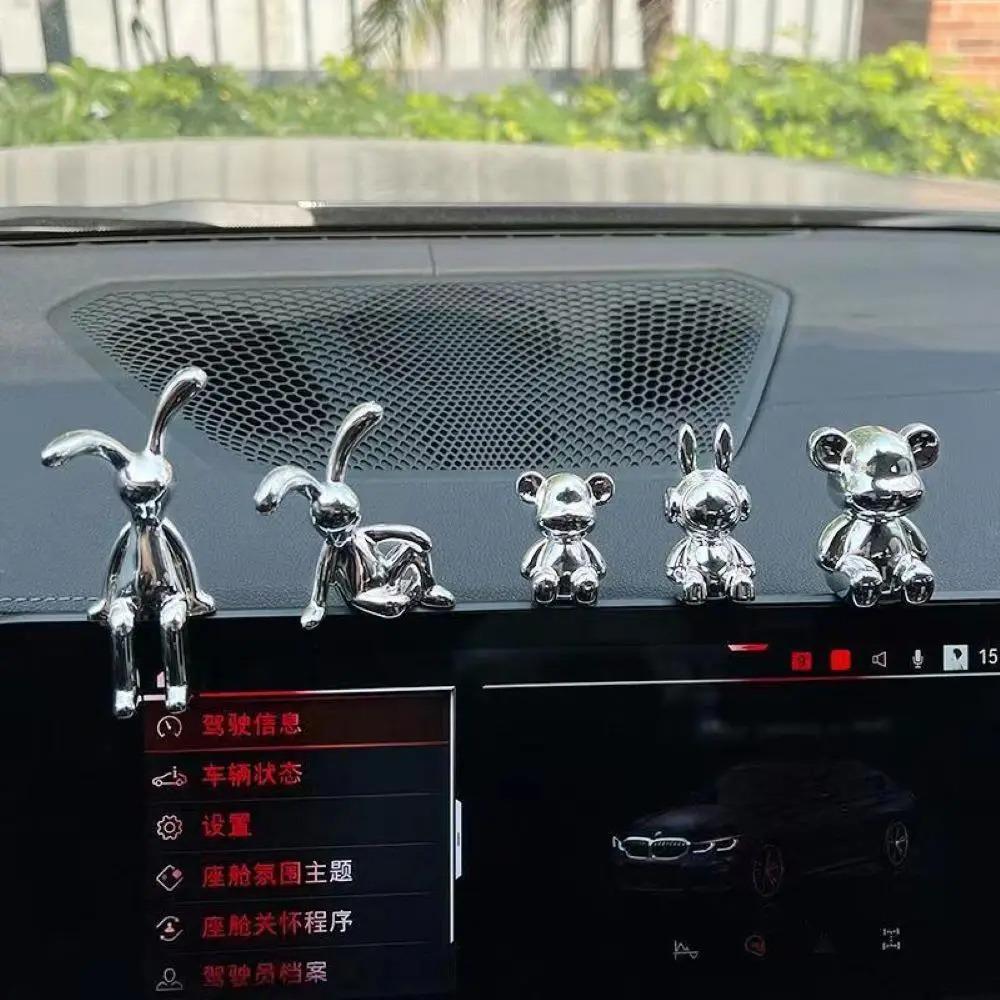 Long Eared Rabbit Rabbit Decorative Ornaments Cartoon Car Interior Decoration  Home Decoration