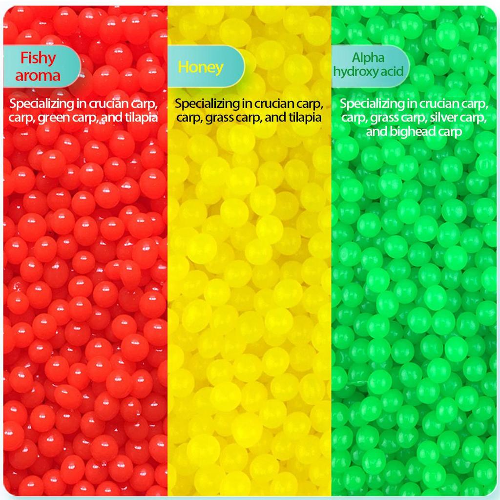 Gu Shuxiang Fishing Balls - ჯვარცმული კობრი, ბალახი, ტილაპიის სატყუარა გარე თევზაობისთვის და შავი ორმოს წყალსაცავი