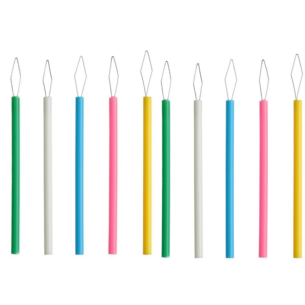 10Pcs Needlework Threading Needle Threaders Sewing Accessories Multifunctional Large Hole Beaded Accessories Handmade