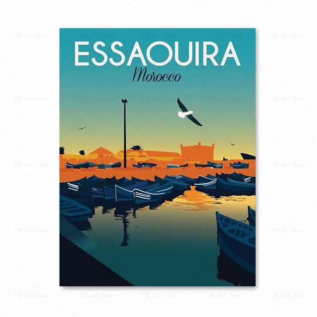 France Strasbourg Paris Marseille Milan Italy Travel Poster Canvas Painting Greece Wall Art Home Decor Living Room Decor As Gift