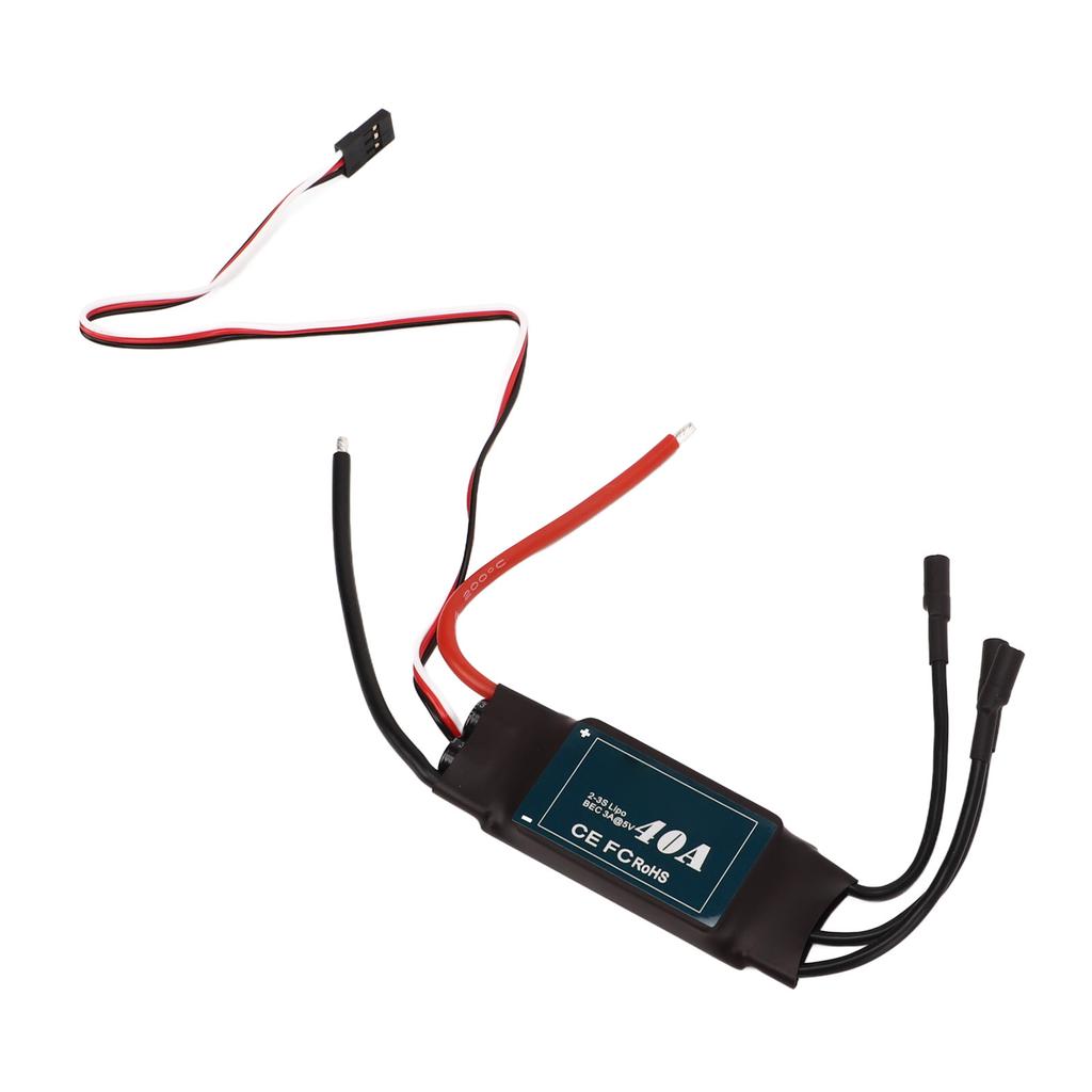 40A RC Electric Speed Controller Empty Mold Silicone Copper RC Brushless Motor ESC for Replacement