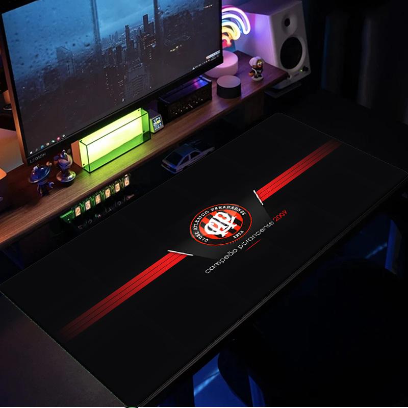 Atletico Paranaense Crest Mouse Pad, Rubber Base, Mouse Pad for Gamers and Office Use, Gaming Desk , Easy To Clean Mat Christmas fan gifts