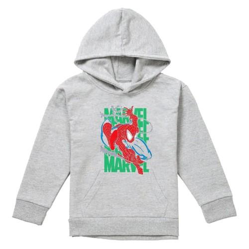 Spider-Man Childrens/Kids Wall Crawling Heather Hoodie