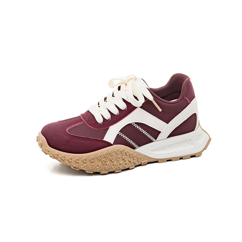 Women's Thick-Soled German Training Shoes - New Autumn Versatile Casual Sneakers for Petite Height Boost (Forrest Gump Inspired) F8867