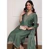 Women Party Wear Kurta Pant Dupatta Set Indian Pure Silk Salwar Kameez Kurti VF-20158