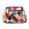 Leather Snake Color Handmade Casual Daily Personalized Tassel Flower Shoulder Crossbody Women'S Bag