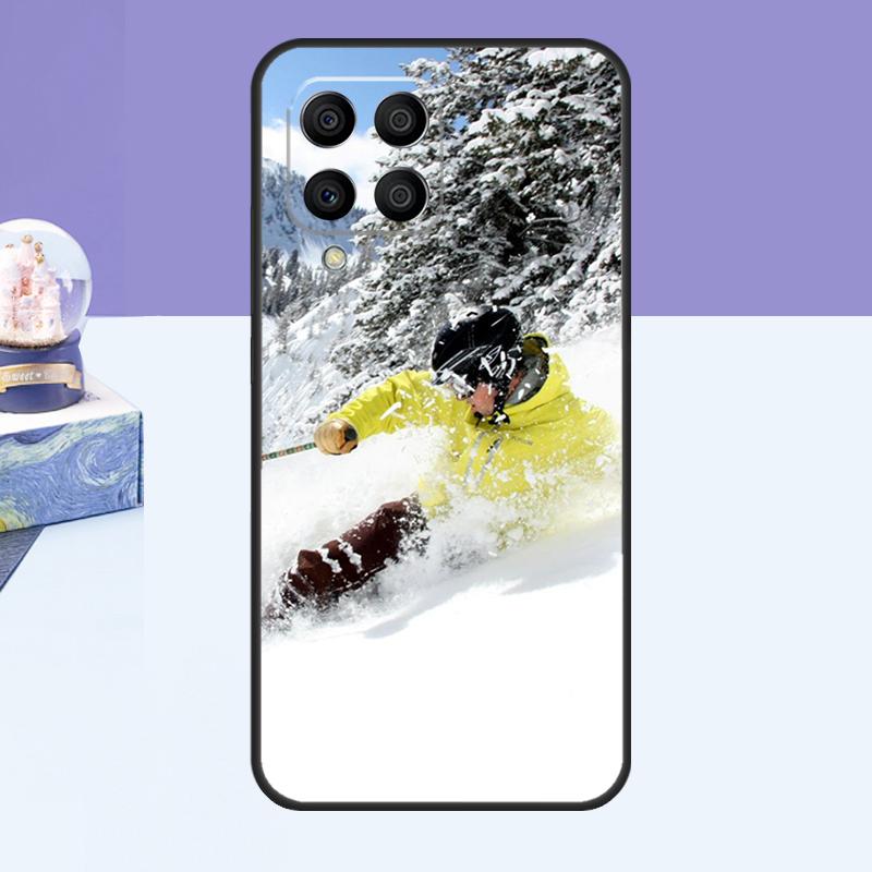 Ski Neige Snowboard Case For Samsung Galaxy M14 M54 M13 M23 M16 M11 M21 M31 M20 M34 M52 M32 M12 M36 M56 M15 M55