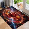 Soft Floor Carpet AC Milan Pattern Area Rug Decorative Mat For Home Room Decoration