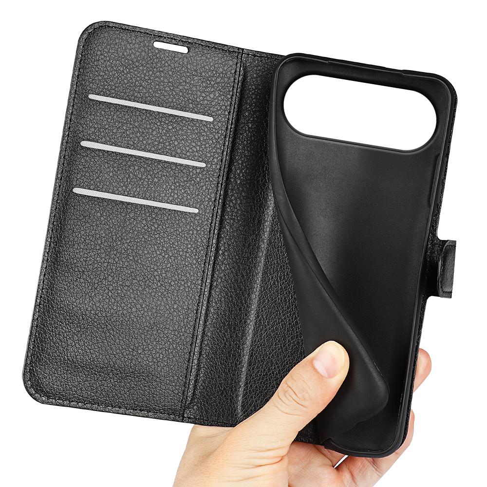 For Honor 500 5G Case Wallet Stand Litchi Texture Shockproof Leather Phone Cover