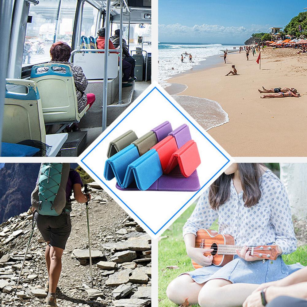 Folding Anti-Moisture Mat Outdoor Portable Insulation Anti-Moisture Hiking Seat Mat XPE Foam Moisture-Proof Butt Mat