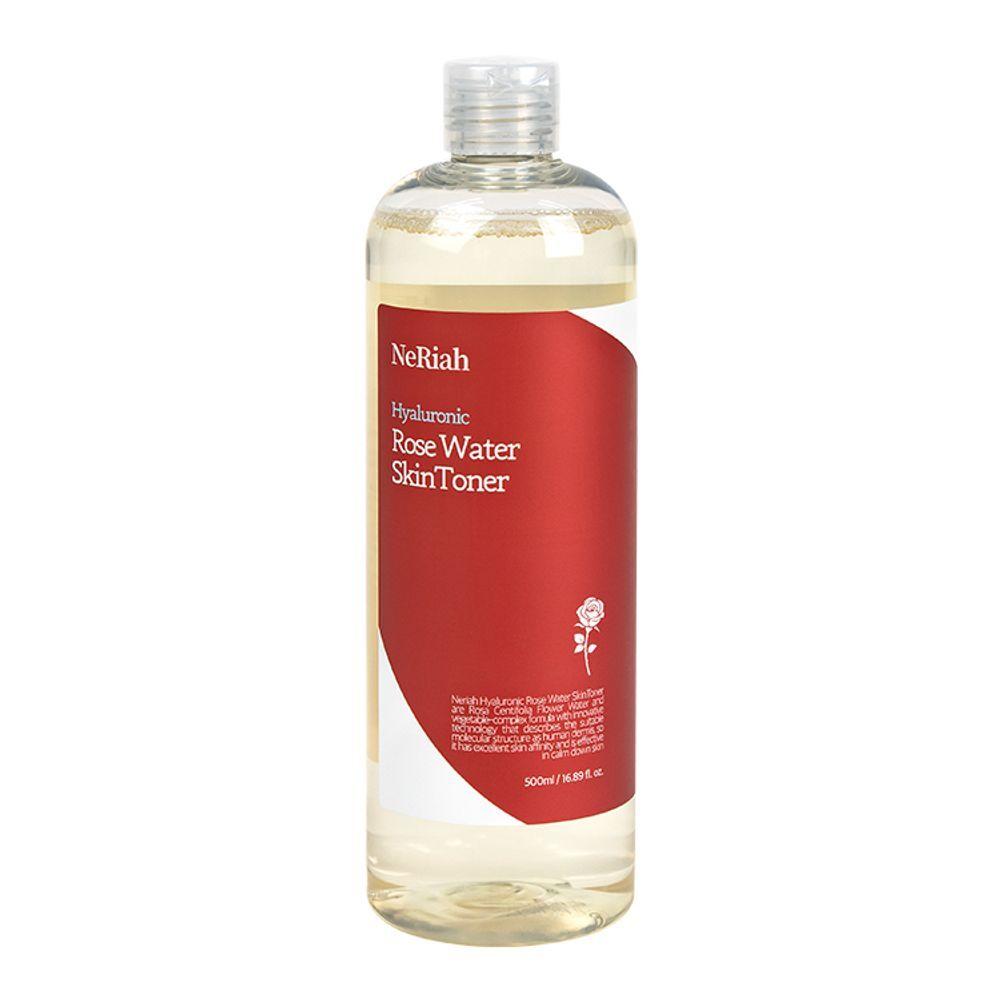 neriah YKXCARWE Hyaluronic Acid Rose Water Rose Skin Toner 500ml Rose Water Rose Toner (500ml)