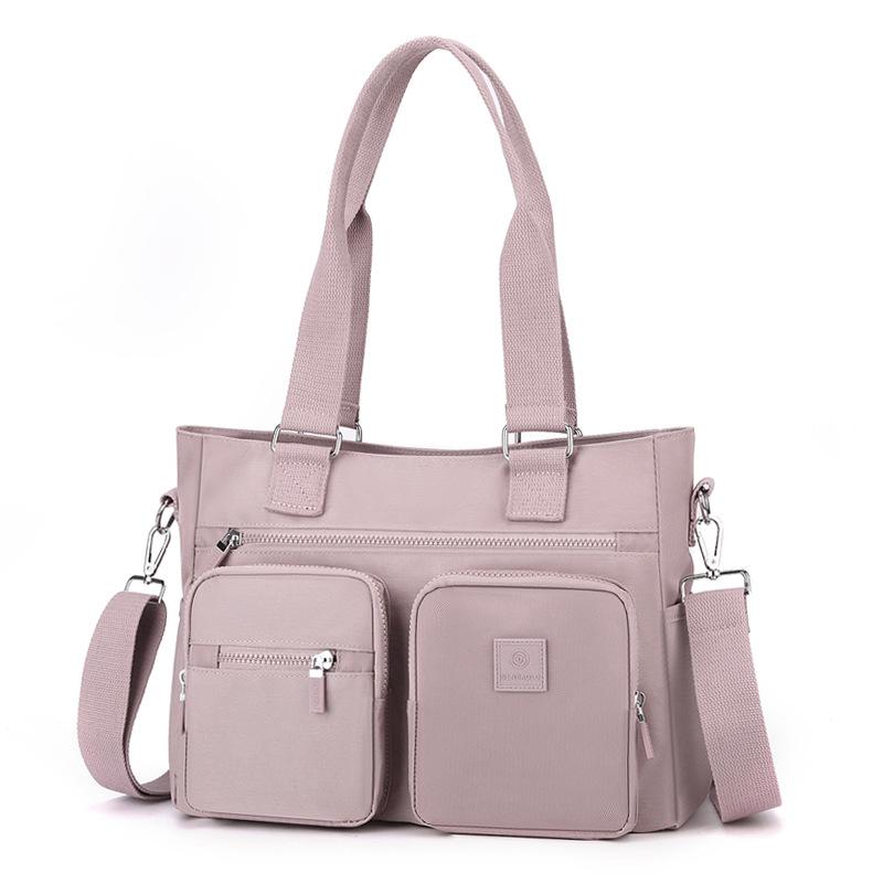 

Городская простая и вместительная модная сумка-мессенджер через плечо, повседневная женская сумка светло-фиолетовый