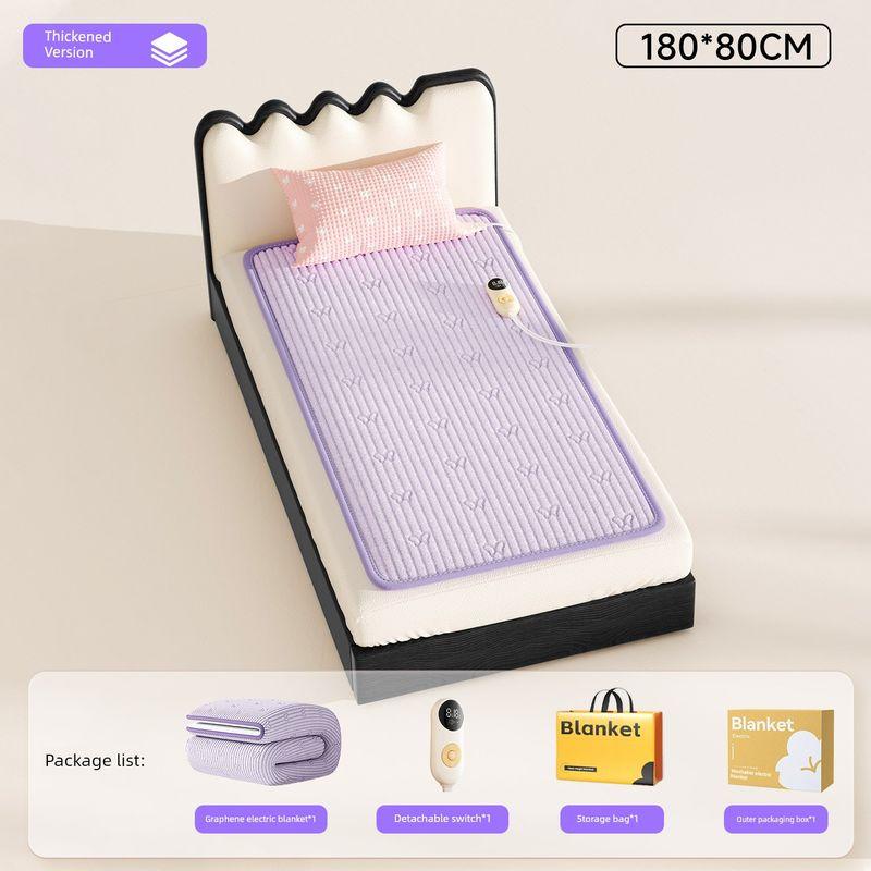 2026 New Model Electric Blanket for Double or Single Use, Home Use, Cotton, Dual Control, 1.5m Graphene, Genuine Official Flagship Store