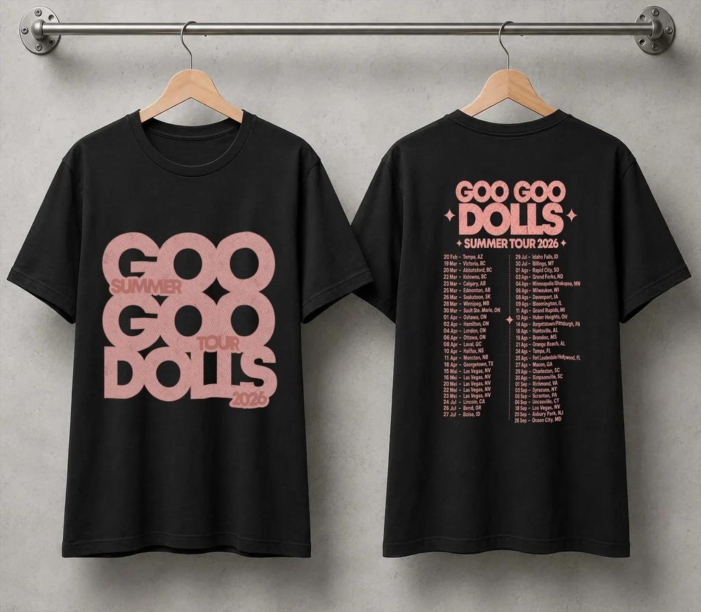 Goo Goo Dolls Sommertour 2026 Konzert T-Shirt